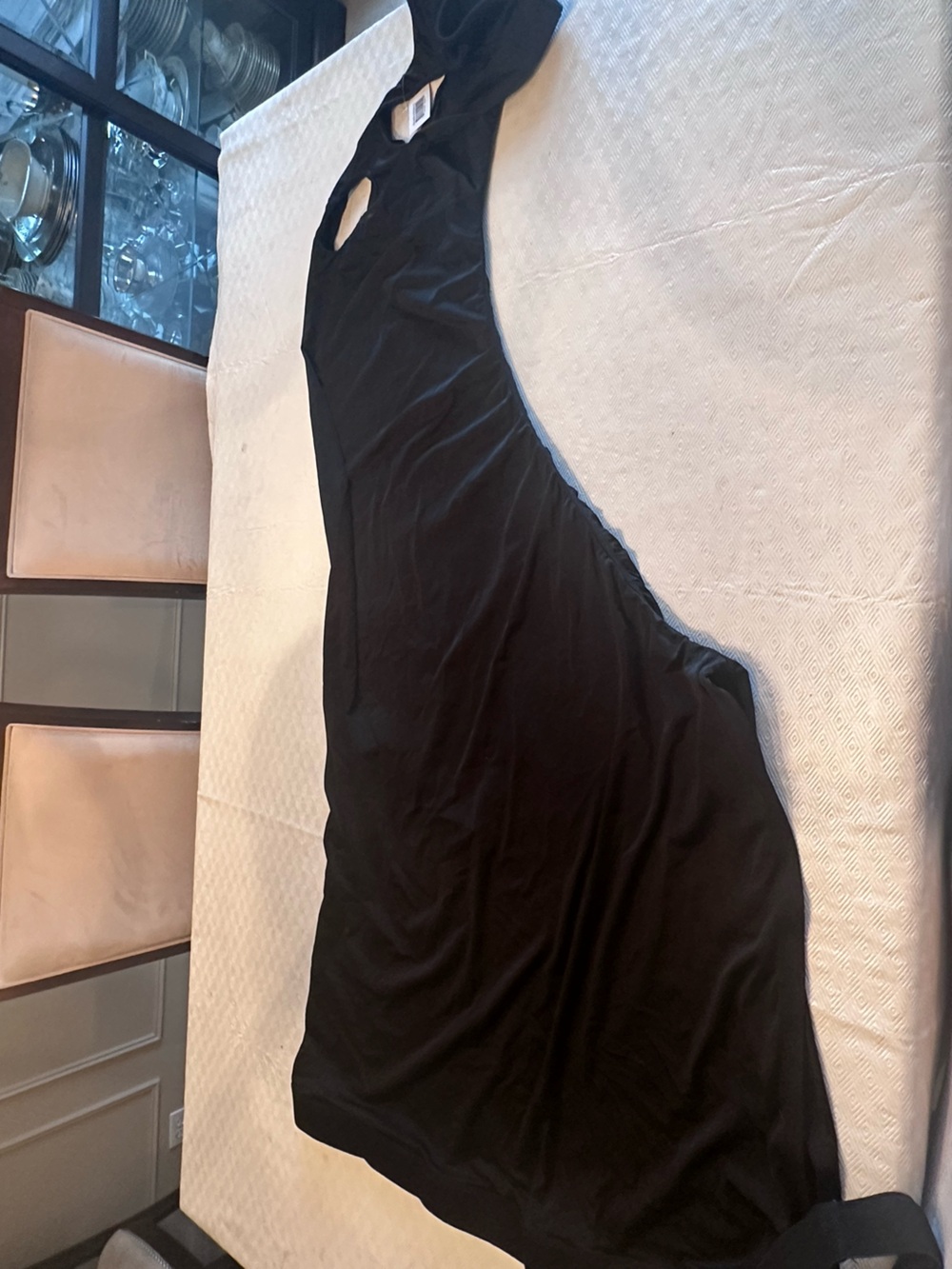 Black Stretch Slinky Mane and Forelock Cover For Horses